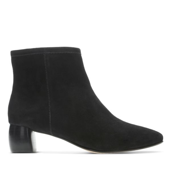 Clarks Womens Grace Bella Ankle Boots Black | USA-7651423